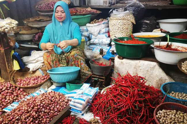 mercado de Bukittinggi