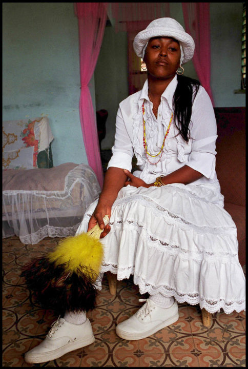Yabó durante su primer año de Santa, La Havana, Cuba