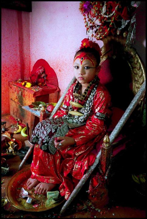 Kumari, niña diosa de Nepal