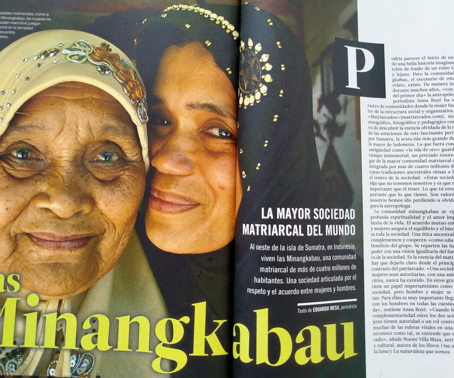 Las Minangkabau reportaje revista Muy interesante